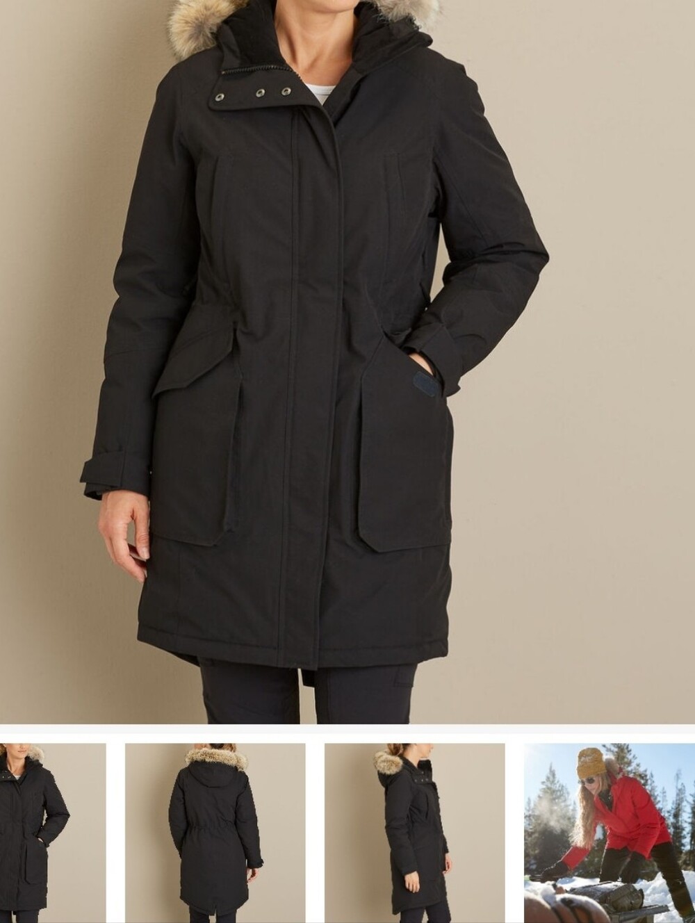 Duluth Trading Company Women's Winter Down Work Coat